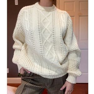 Y2K Oversized Knit Sweater 🧶